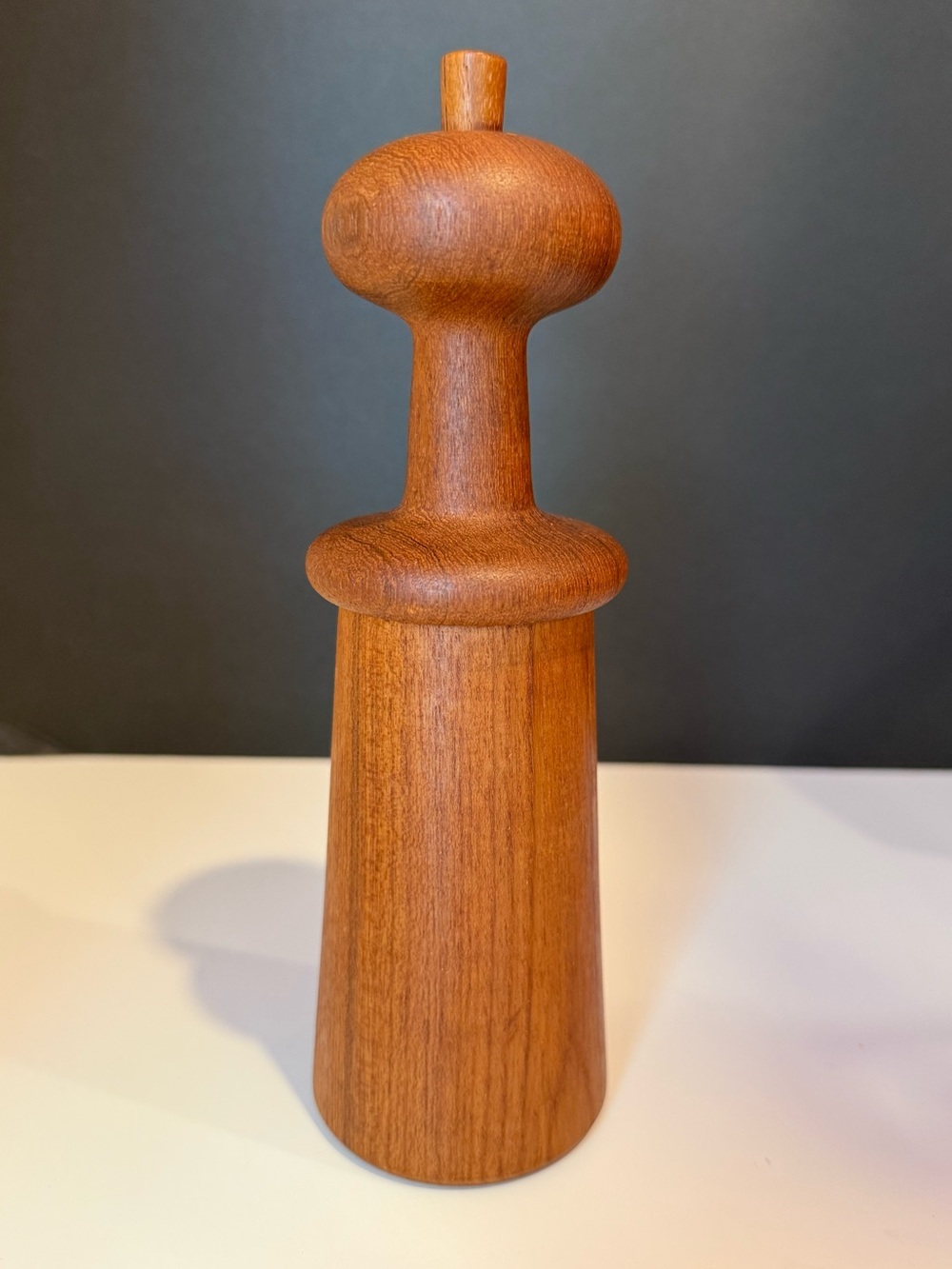 Dansk Jens Quistgaard Rare Teak Salt Shaker & Pepper Mill Grinder MCM Vintage